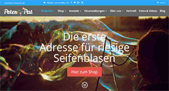 Desktop Screenshot of peter-pat-seifenblasen.de