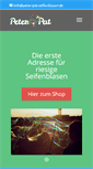 Mobile Screenshot of peter-pat-seifenblasen.de